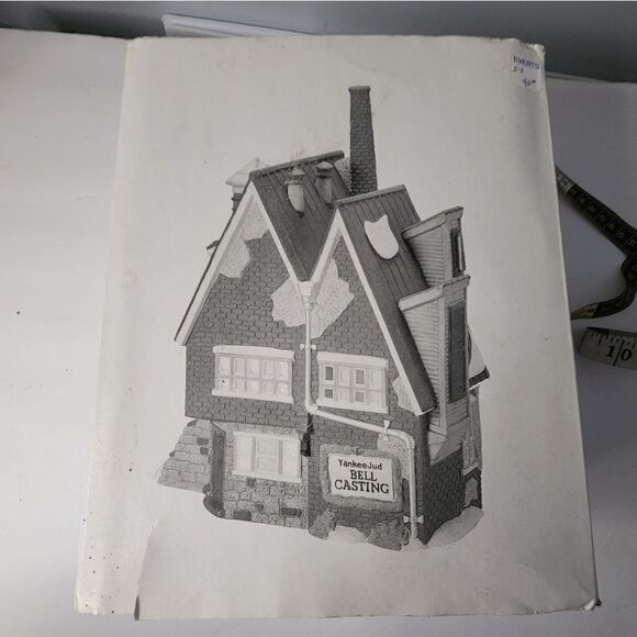 Department 56, New England Village, YANKEE JUD BELL CASTING, 5643-0 - Picture 9 of 9